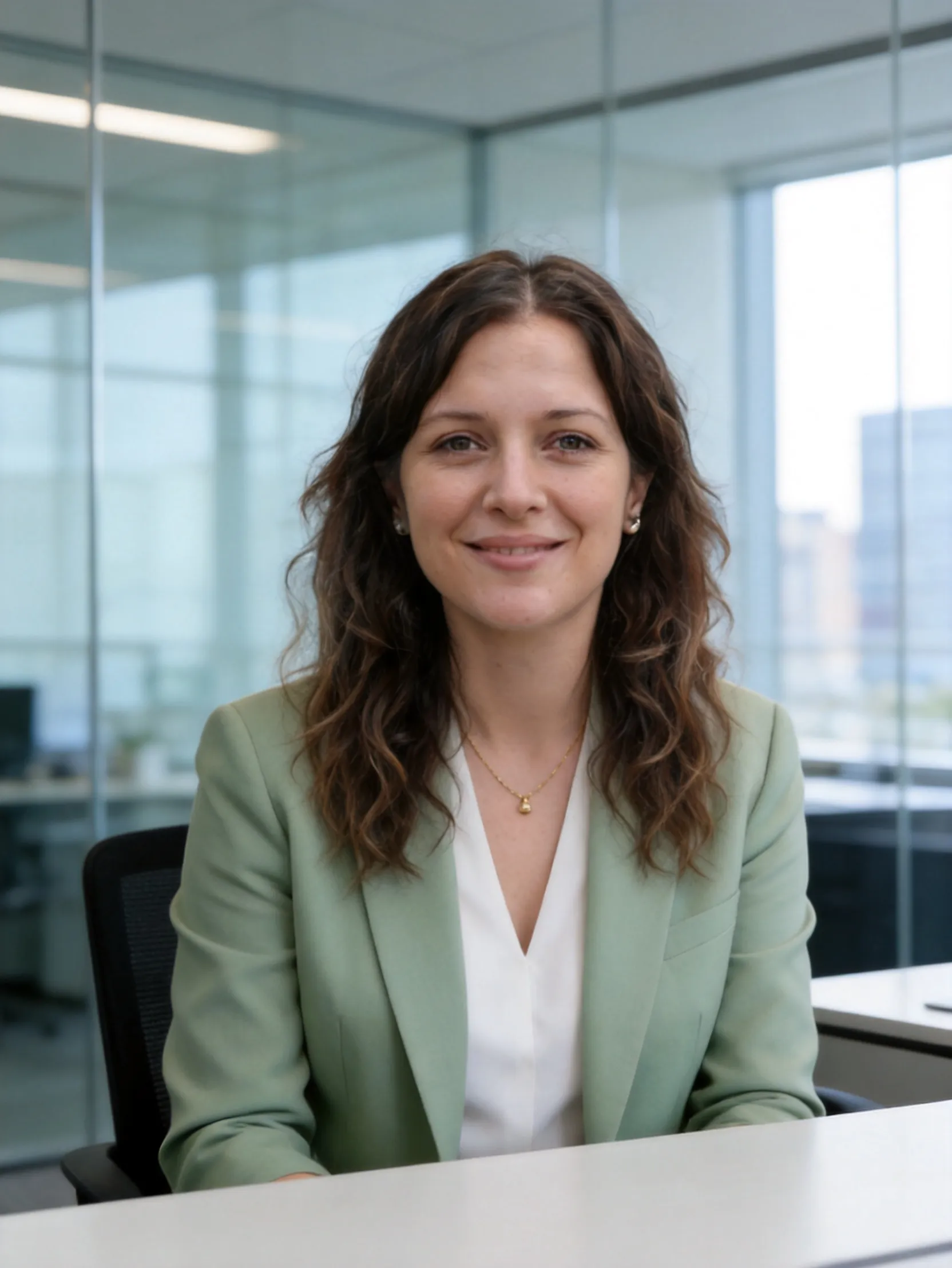 Modern Executive Business Portrait AI Photo