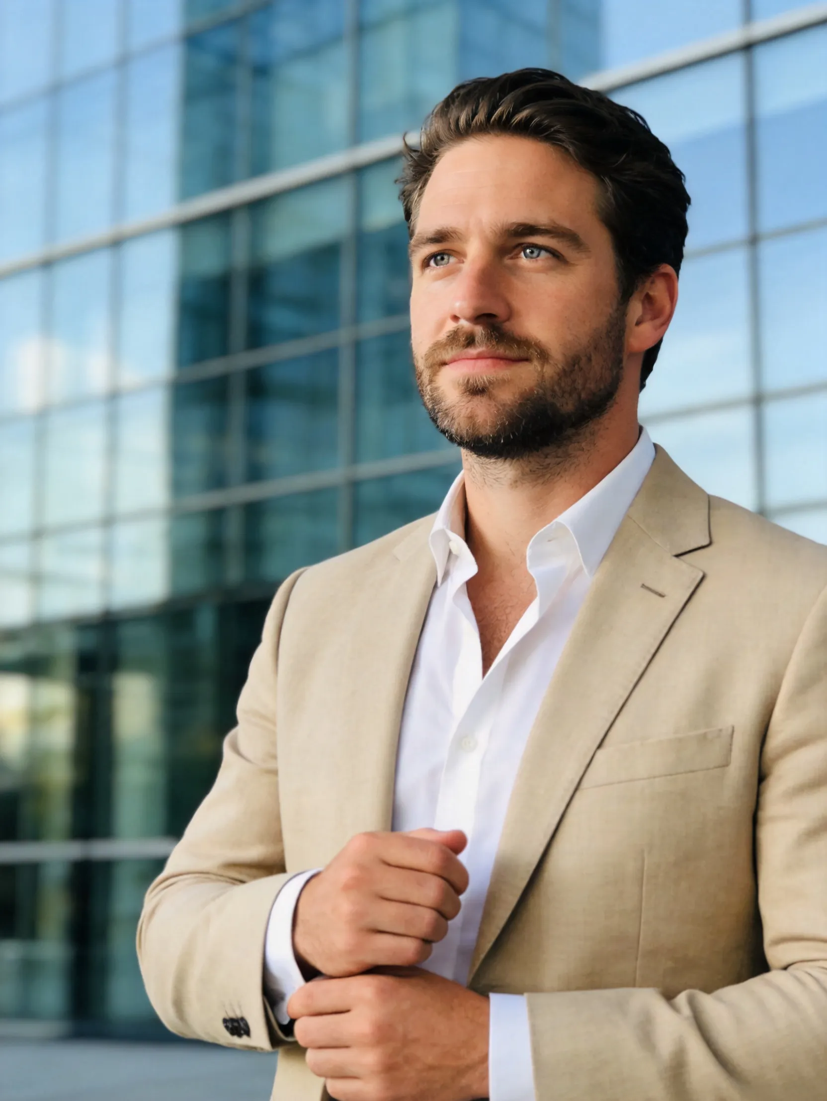 A premium entrepreneur portrait designed for founders, consultants, executives, and personal brandin AI Photo