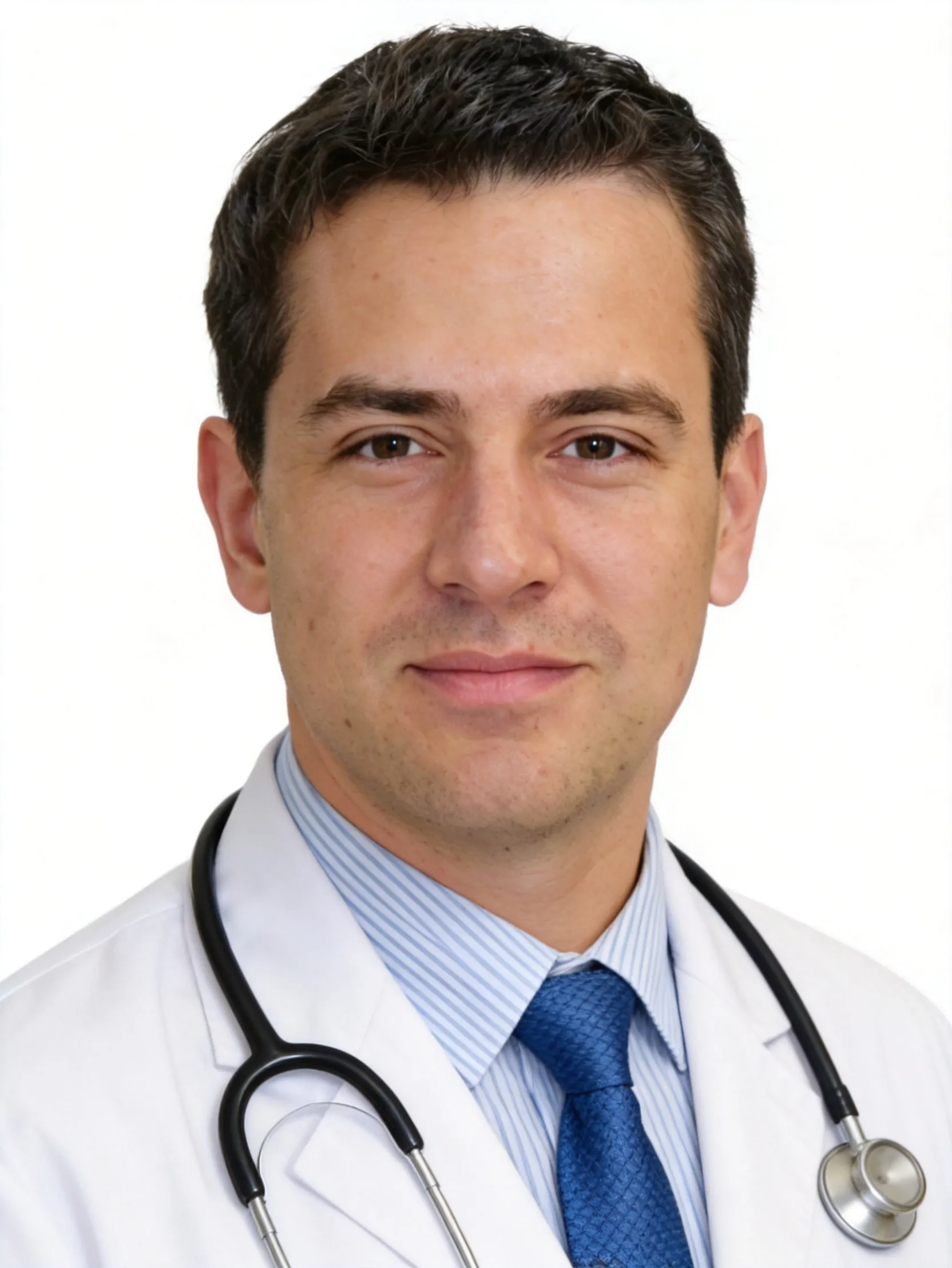 Minimalist Studio Chief Physician Portrait AI Photo
