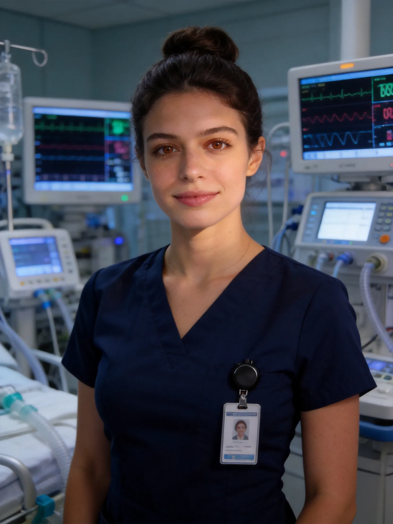 ICU Nurse AI Photo