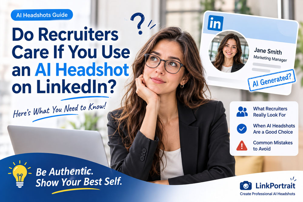 Do Recruiters Care If You Use an AI Headshot on LinkedIn?